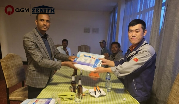 Nuova linea di produzione di blocchiere QGM QT6 completata a Nekemte per la ricostruzione postbellica.