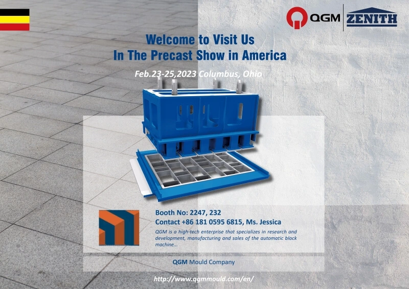 QGM ZENITH sarà presente al Precast Show 2023