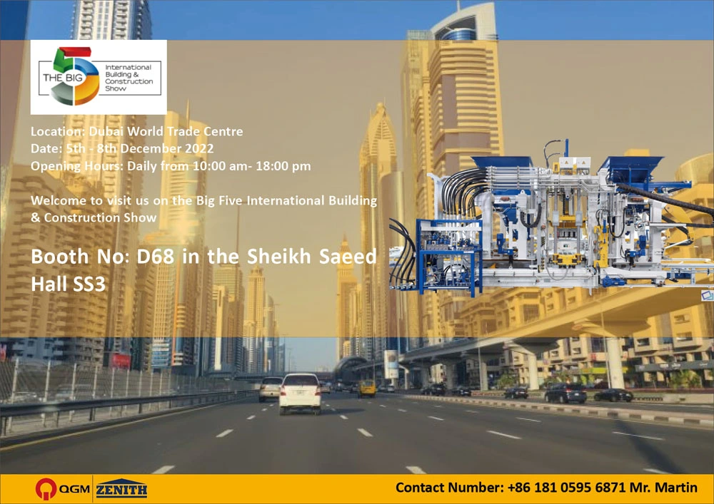 QGM Group sarà presente al BIG 5 Show UAE 2022