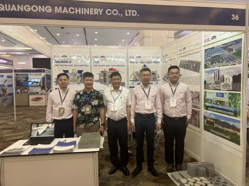 Approfondire la propria posizione nelle infrastrutture del sud-est asiatico! Quangong Machinery Co., Ltd. brilla al Vietnam Concrete Show 2026