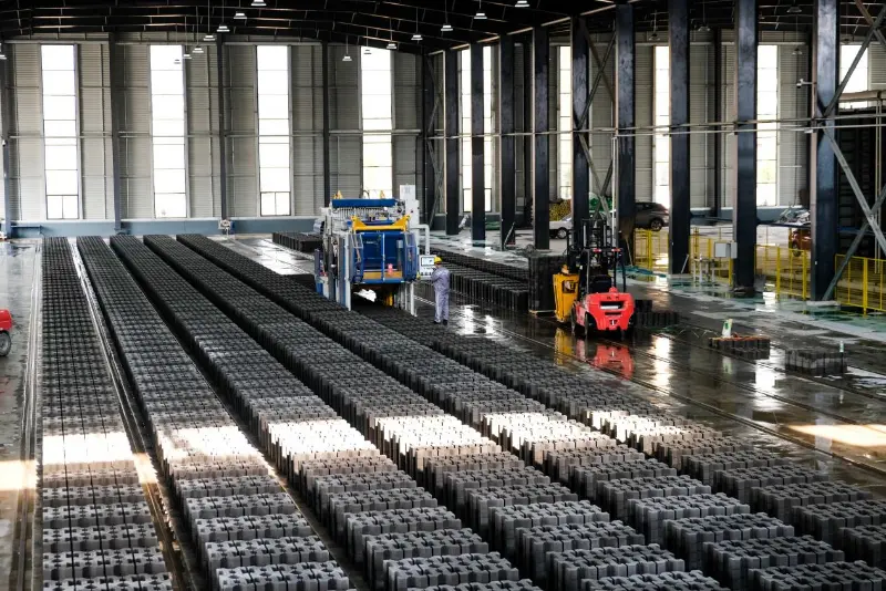 Blocchiera mobile ZN940SC: soluzione per calcestruzzo senza pallet